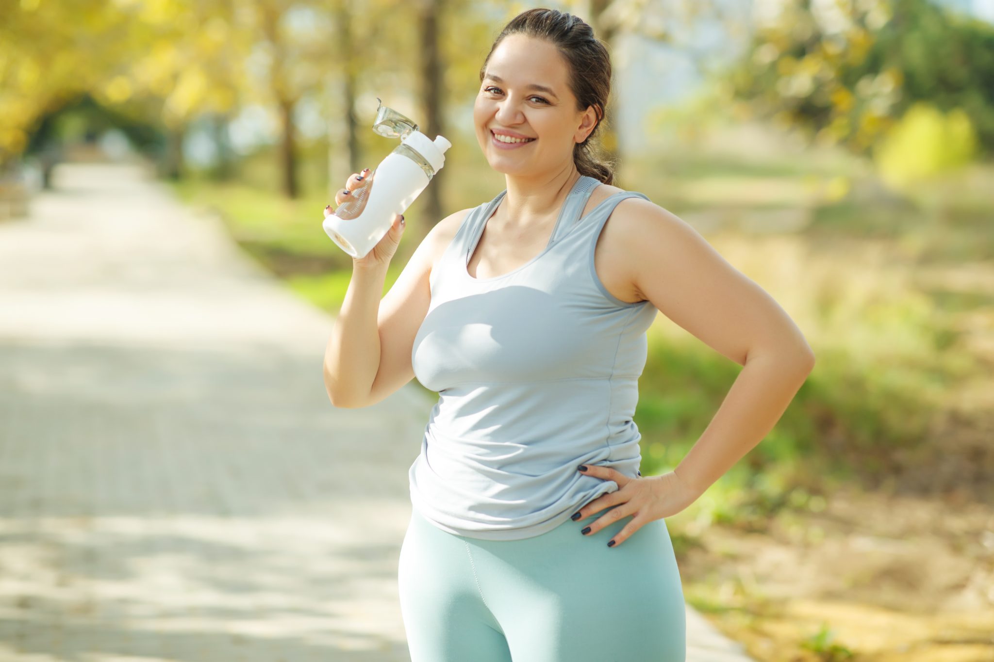 Fat,Woman,And,Sports